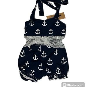 🎀 3/$20 Kang kang baby girl anchor set size 80